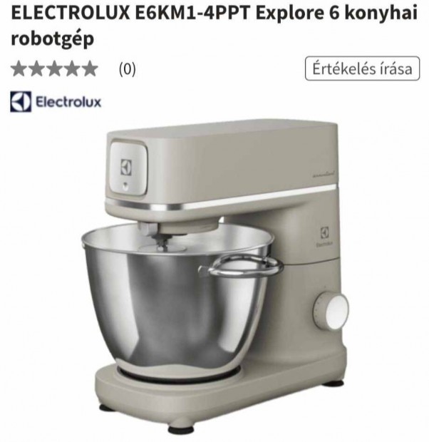 Electrolux Assistent konyhai robotgp E6KM1-4PPT ( j, 24 h gari )