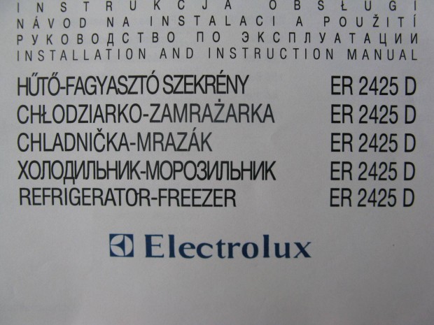 Electrolux ht-fagyaszt szekrny manyag tartozkai, kiegszti