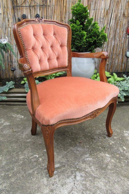 Elegns neobarokk karfs szk-fotel- rasztalszk 80 cm magas