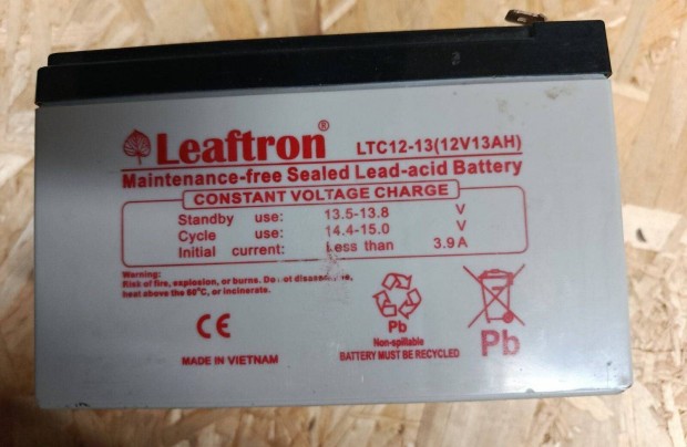 Eleketromos ker�kp�r akku-pakk 36V 13Ah Leaftron LTC12-13