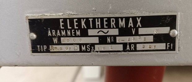 Elekthermax magyar gyrtmny elektromos fttest konvektor.