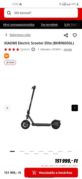 Elektomos roller