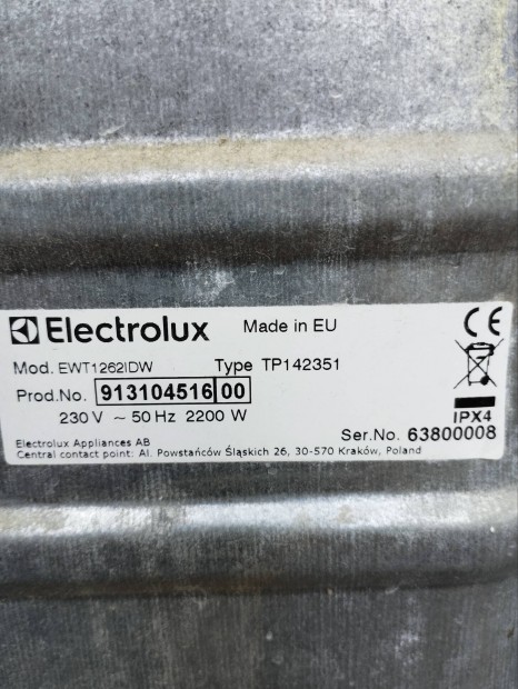 Elektrolux mosgp alkatrszek