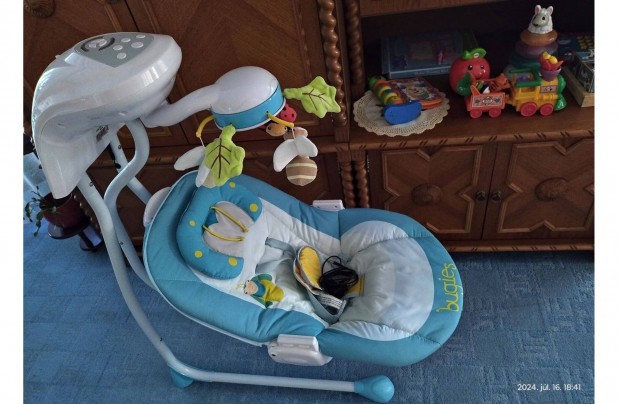 Elektromos Caretero Bugies multifunkcis babahinta, pihenszk,12kg-ig