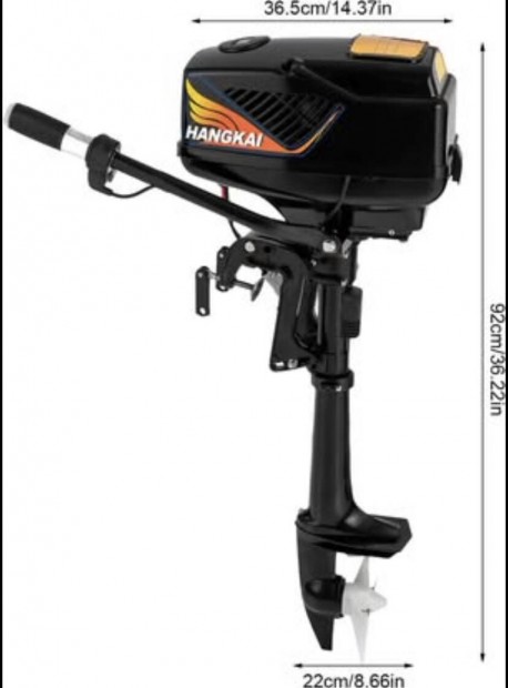 Elektromos Hanghai hajómotor/csónakmotor (1200W/5LE, 48V)