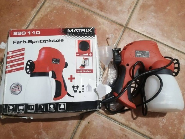 Elektromos Kézi Festékszóró használt jó állapotban eladó Matrix