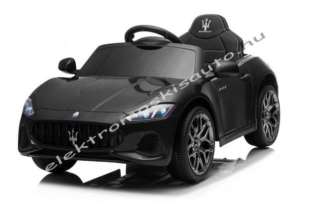 Elektromos Maserati Granturismo Sport 12V fekete egyszemlyes kisaut