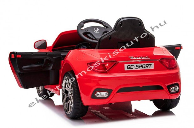 Elektromos Maserati Granturismo Sport 12V piros egyszemlyes kisaut