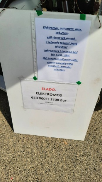 Elektromos Tricikli jogsi nlk vezethet