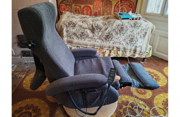 Elektromos, felállást is segítő relax fotel