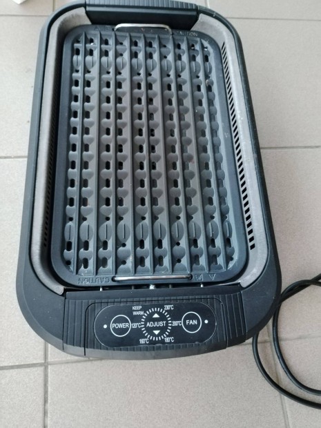 Elektromos asztali grill otthon, kemping, horgászat