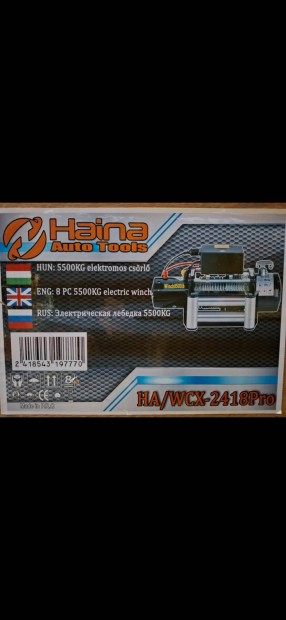 Elektromos cs�rl� 5500 kg-os aut�ra szerelhet� cs�rl�