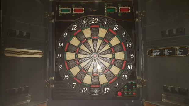 Elektromos digitlis darts cabinet jszer llapotban