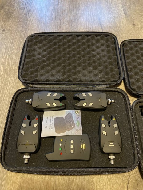 Elektromos kapásjelző rádiós és swinger szett 4+1