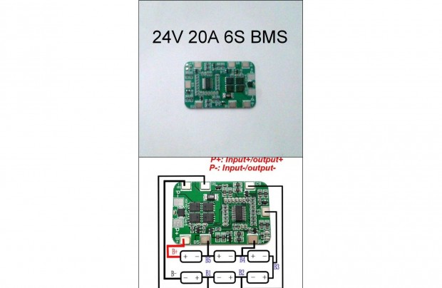 Elektromos kerkpr Li-ion akkumultor BMS