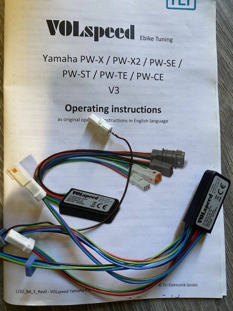 Elektromos kerékpár Yamaha chiptunning