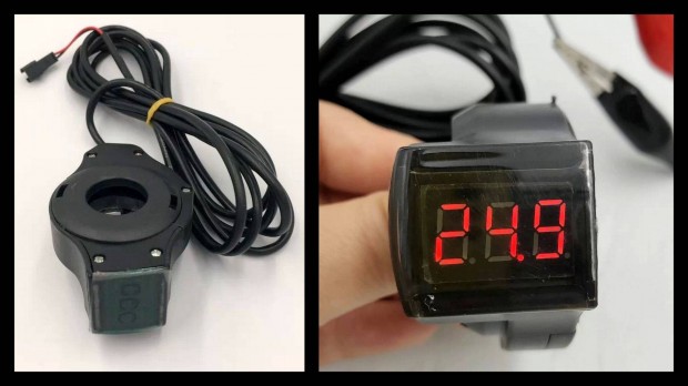 Elektromos ker�kp�r, roller, robog� akkumul�tor kijelz�