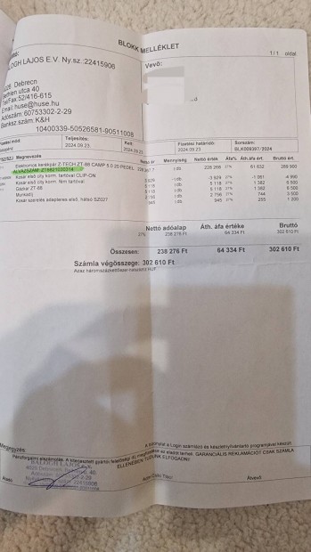 Elektromos kerékpár majdnem 3 év garanciával