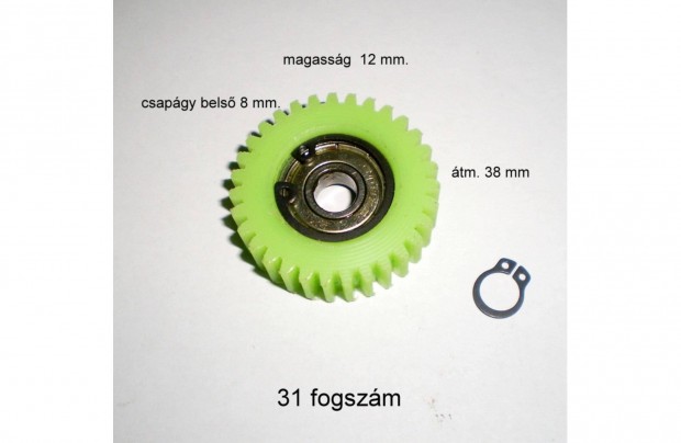 Elektromos kerékpár motor fogaskerék