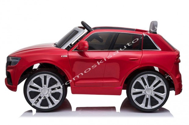 Elektromos kisautó - AUDI Q8 12V lakk bordó egyszemélyes - Akciós!