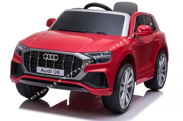 Elektromos kisaut - AUDI Q8 12V piros egyszemlyes eredeti