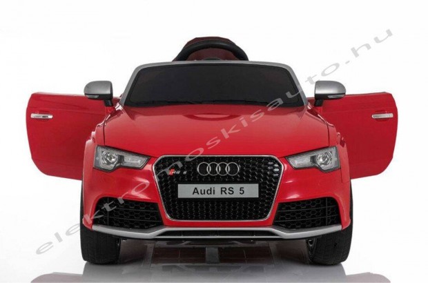 Elektromos kisautó - AUDI RS5 12V piros 1 személyes eredeti