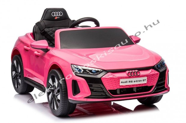 Elektromos kisaut - Audi RS e-tron GT 12V pink 1szemlyes eredeti lic