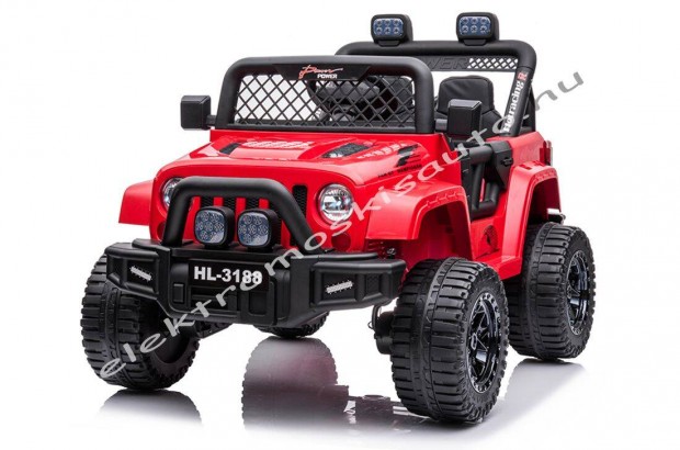 Elektromos kisautó - OFF-Road GT 12V piros egyszemélyes terepjáró