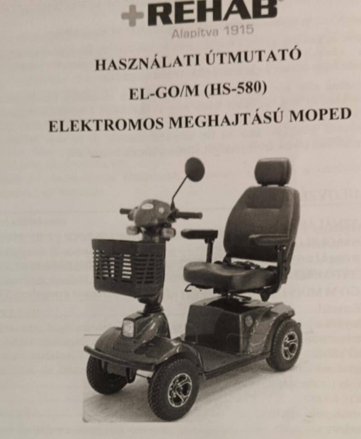 Elektromos meghajts moped