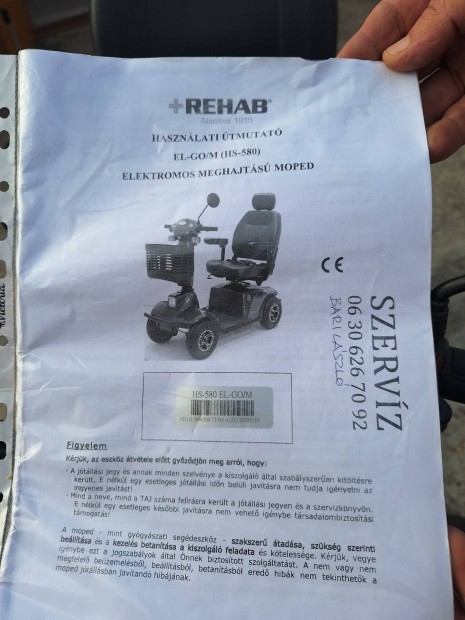 Elektromos meghajtású moped