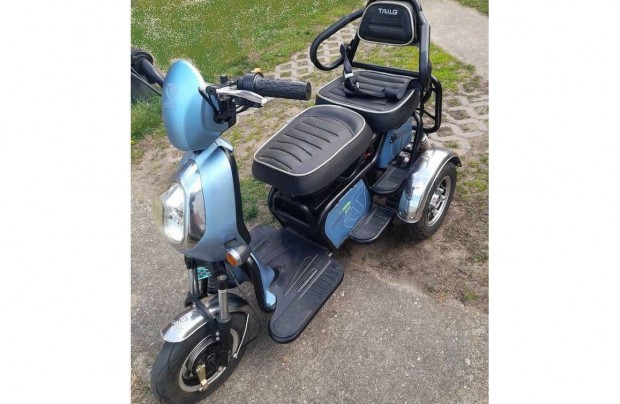 Elektromos moped kerékpár tricikli 48v e-trike 3kerekü robogó bicikli