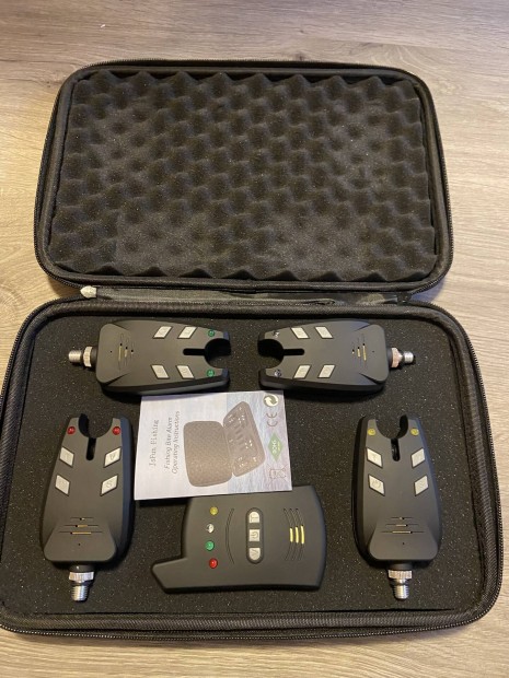 Elektromos rádiós kapásjelző szett 4+1 új