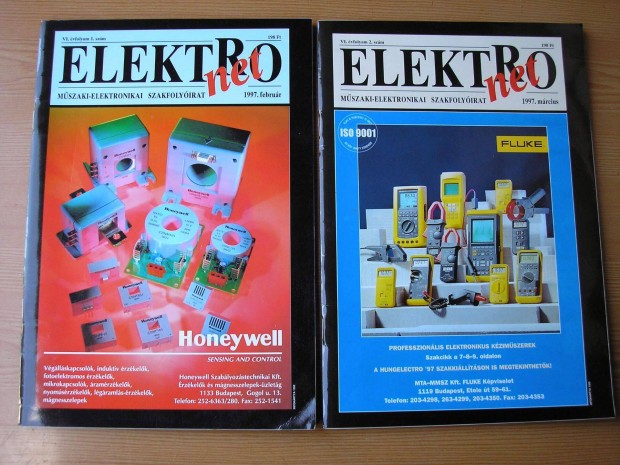 Elektronet műszaki-elektronikai szakfolyóiratok , több szám