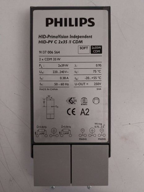 Elektronikus eltt fmhalogn izzhoz HID-PV C 2x35/I CDM Philips