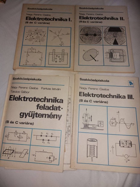 Elektrotechnika I. II. III. Feladatgyjtemmy Nagy Ferenc Csaba 990Ft