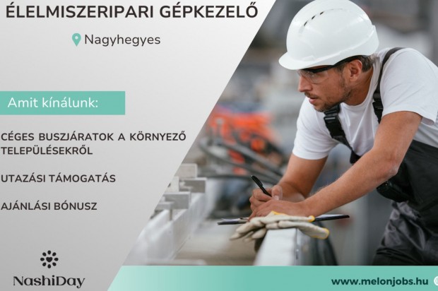 Élelmiszeripari gépkezelő