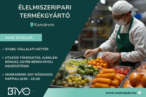 Élelmiszeripari termékgyártó