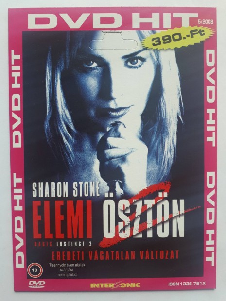 Elemi sztn 2. (Sharon Stone) - paprtokos DVD (posta 255 Ft)