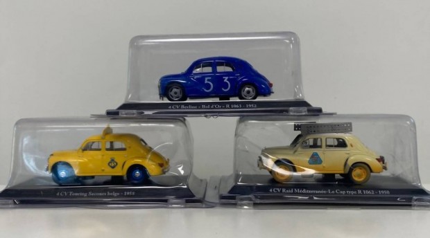 Eligor 1:43 Renault 4CV modellek