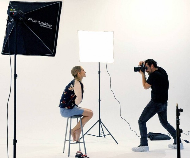 Elinchrom D-Lite RX ONE 3x stúdió vaku +2x Portalite soft box +állvány