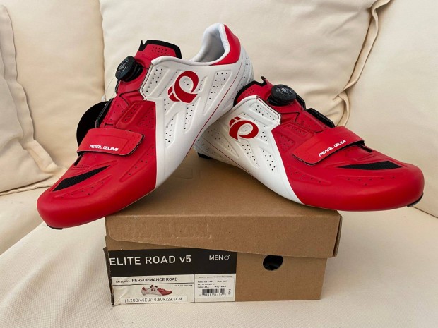 Elite Rd V 5 Pearl Izumi Kerékpáros Cipő 46 Méret Új Shimano Keo Look