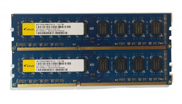 Elixir 4GB (2x2GB) DDR3 1333MHz cl9 memria
