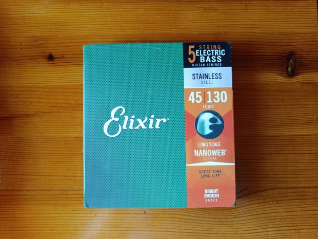 Elixir 5 hros basszusgitr hr kszlet 