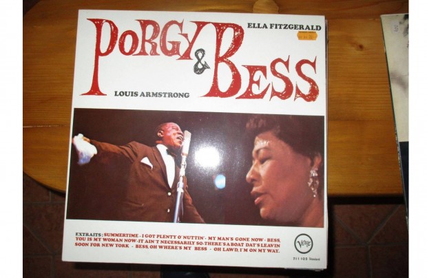 Ella Fitzgerald Louis Armstrong: Porgy & Bess bakelit hanglemez elad