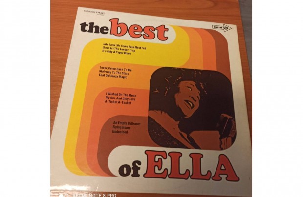 Ella Fitzgerald - The Best of Ella LP hanglemez (1969, nmet kiads)
