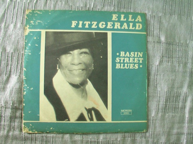 Ella Fitzgerald bakelit lemez, szp llapotban