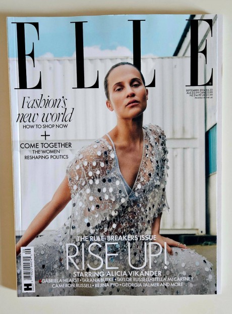 Elle british magazin 2024/9 Alicia Vikander