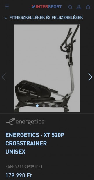Elliptikus trner Energetics