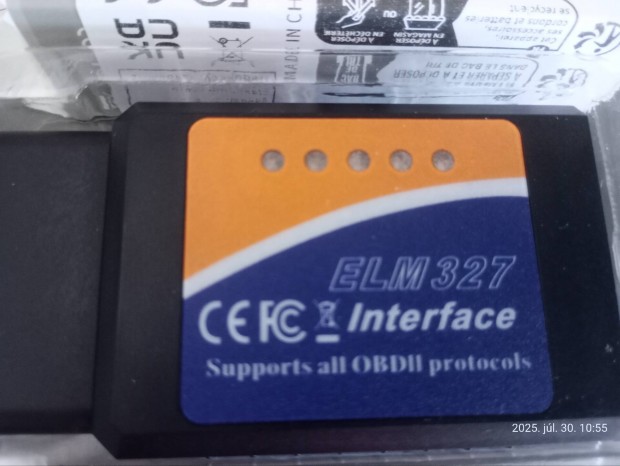 Elm327 Bluetooth Odbii s Multiecuscan adapter 6 db kbel