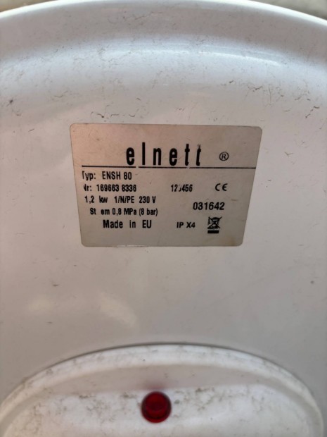Elnett Ensh80 elektromos bojler elad